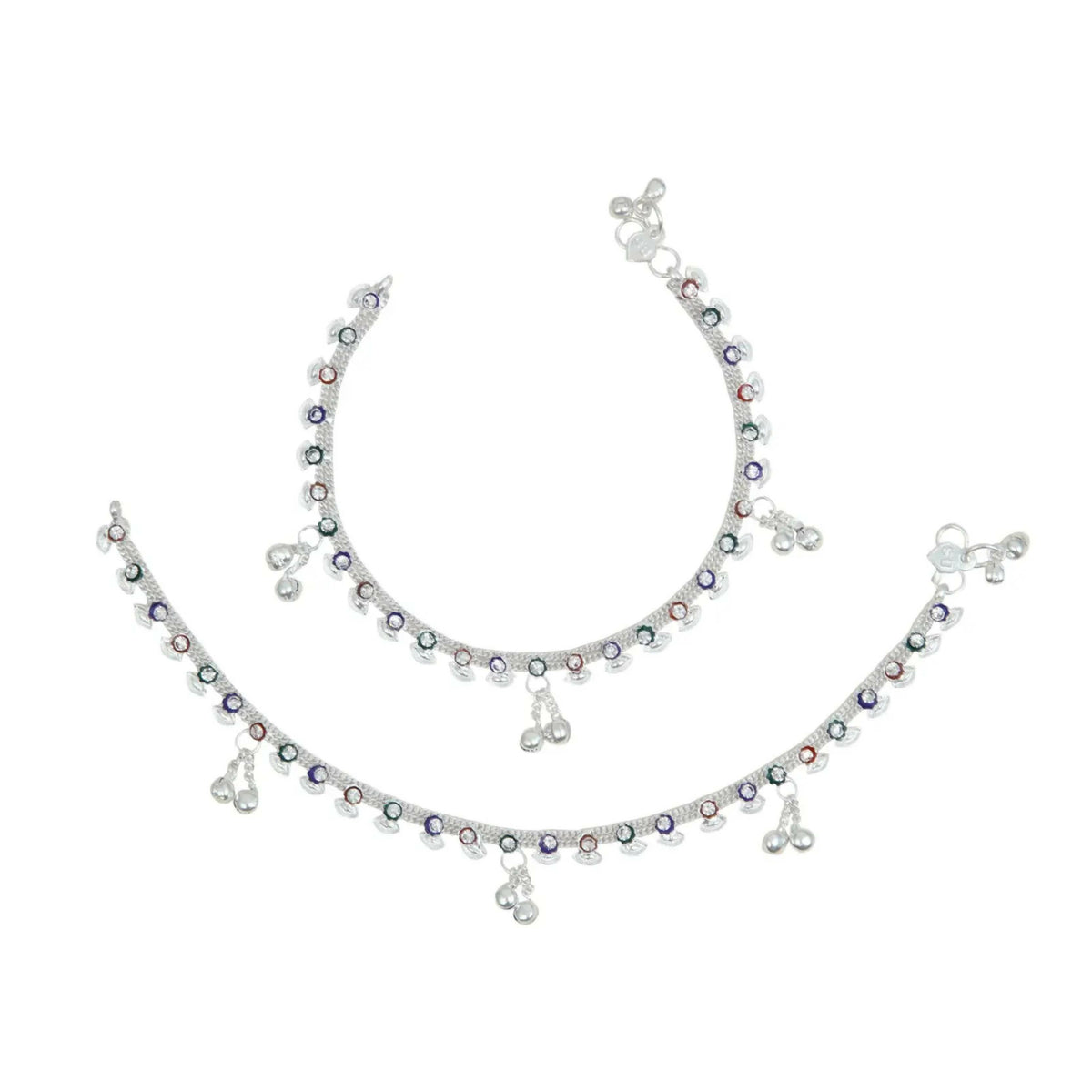Joban Fashion Silver Copper Anklet For Girl | Grocsy