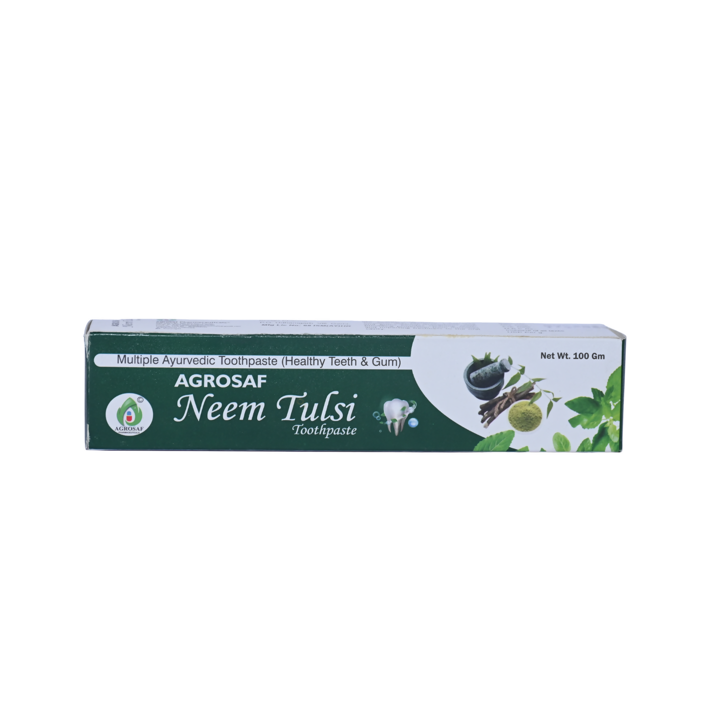 Agrosaf Neem Tulsi Toothpaste | Grocsy