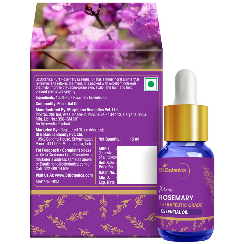 St.Botanica Pure Rosemary Therapeutic Grade Aroma Essential Oil | Grocsy