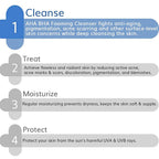 The Derma Co 3% AHA-BHA Foaming Face Wash | Grocsy