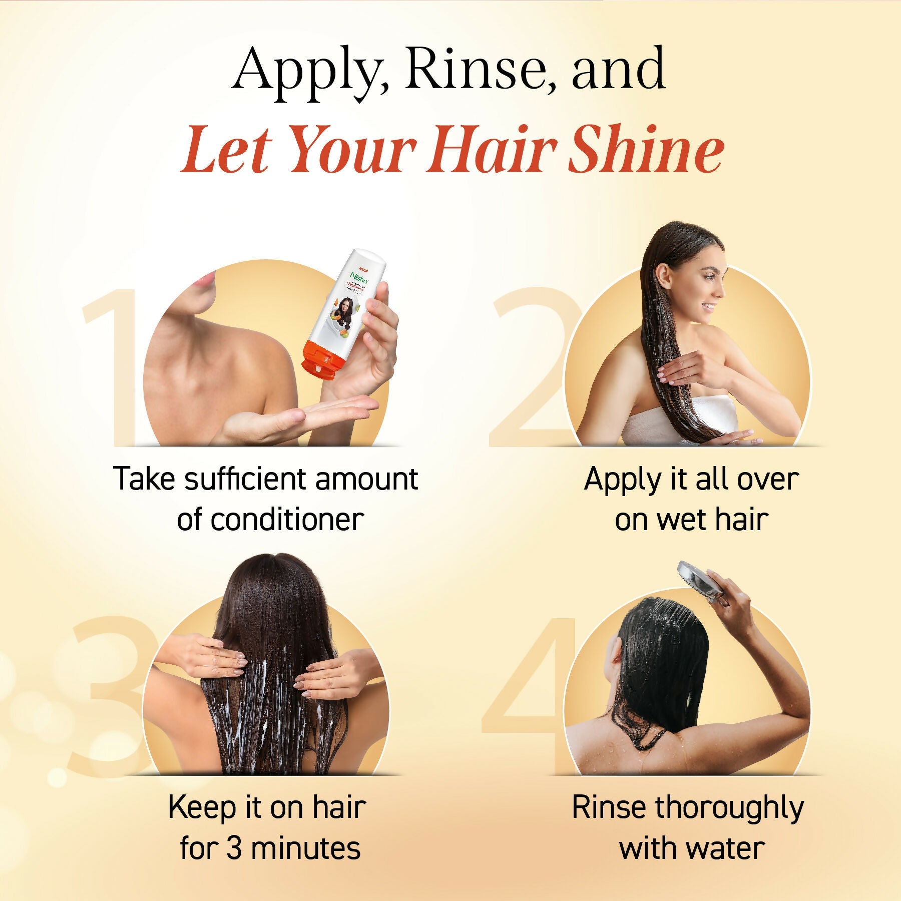 Nisha Conditioner For Women, Almond & Olive Actives, Hair Conditioner | Grocsy