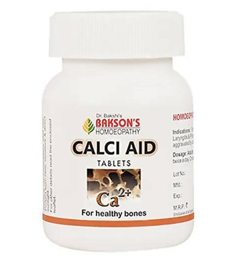 Bakson's Homeopathy Calci Aid Tablets | Grocsy