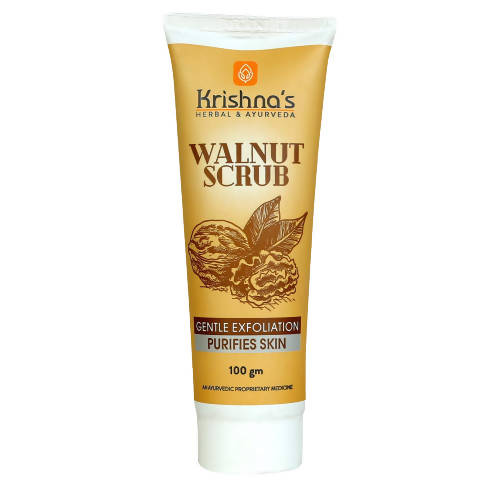 Krishna's Herbal & Ayurveda Walnut Scrub | Grocsy