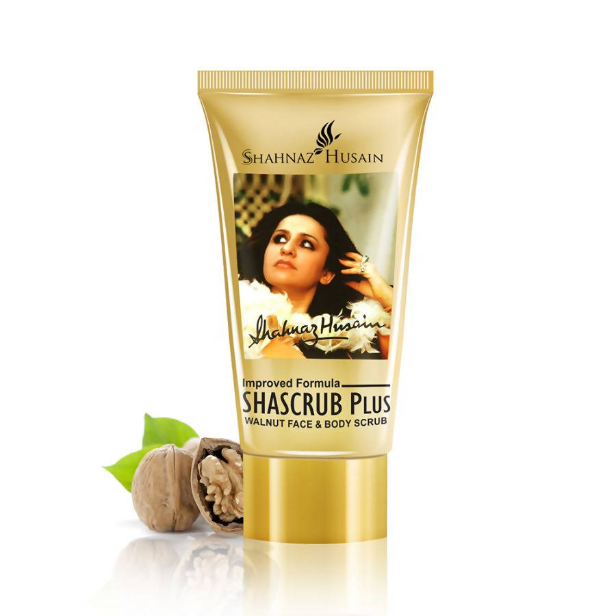 Shahnaz Husain Shascrub Plus Walnut Face And Body Scrub | Grocsy