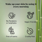 NutriGlow NATURAL'S Bamboo Charcoal Face Wash | Grocsy
