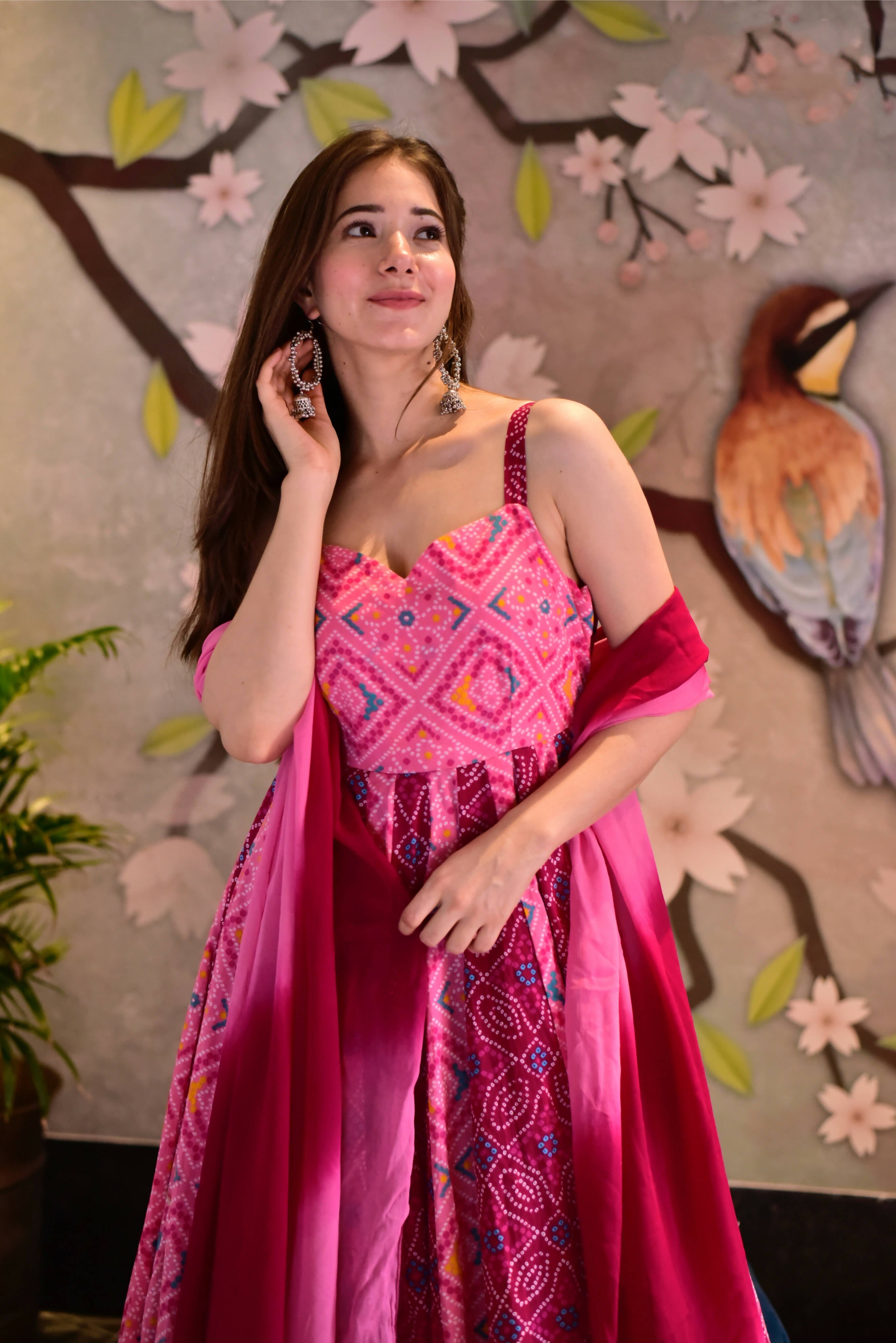 Everywhere Designer Pink Silk Cotton Stitched Suit With Dupatta - Anbazaar | Grocsy