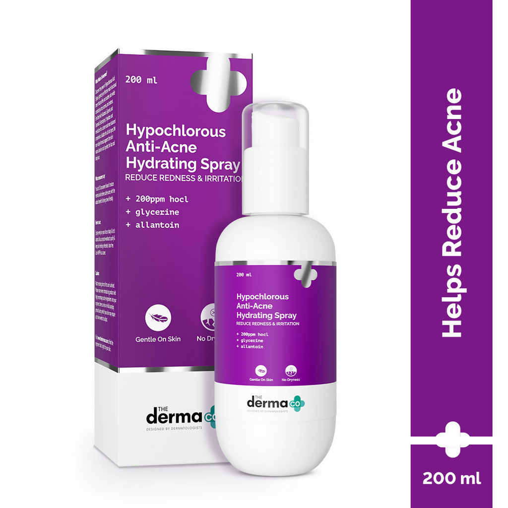 The Derma Co Hypochlorous Anti-Acne Hydrating Spray | Grocsy