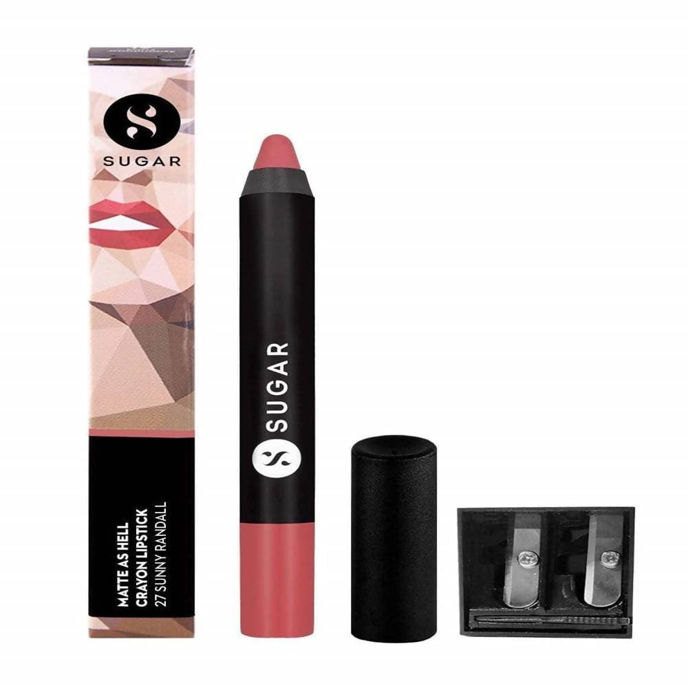 Sugar Matte As Hell Crayon Lipstick - Sunny Randall (Warm-toned light coral) | Grocsy