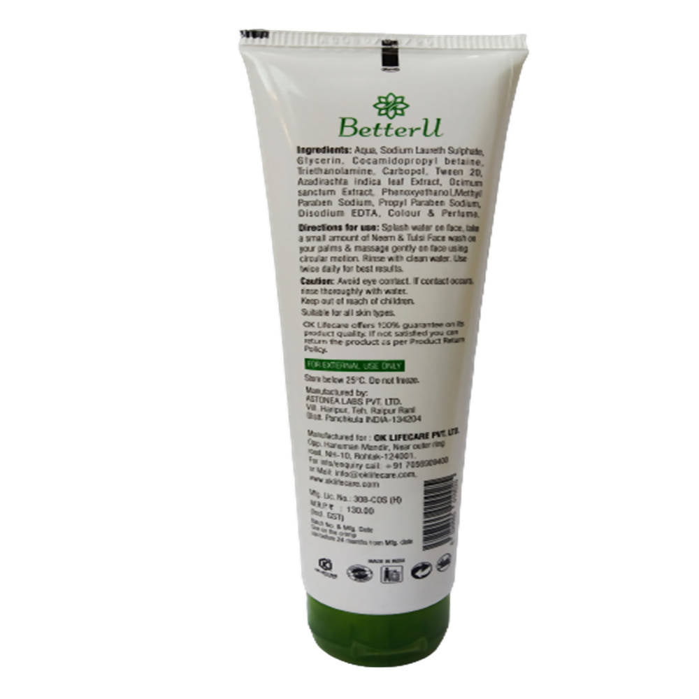 BetterU Neem And Tulsi Face Wash | Grocsy