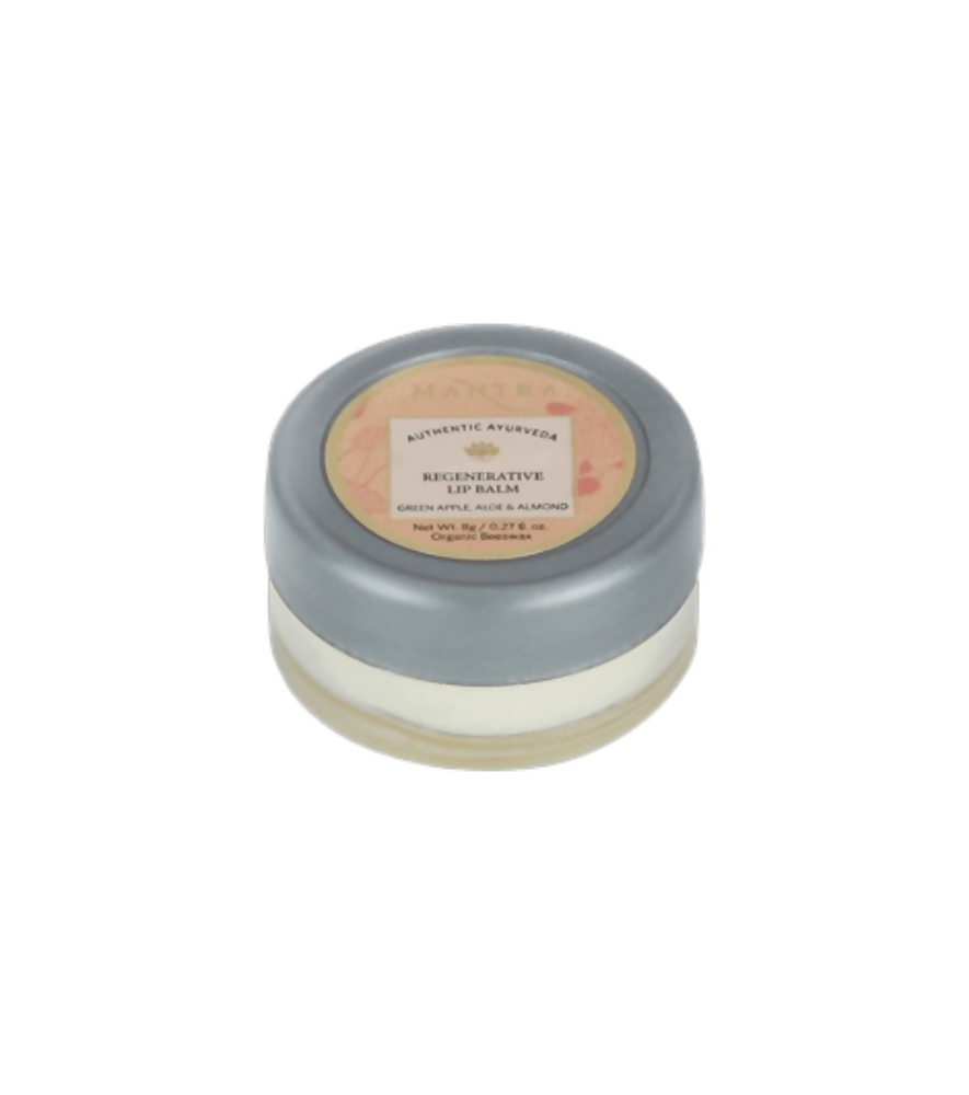 Mantra Herbal Regenerative Lip Balm Green Apple, Aloe & Almond | Grocsy