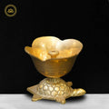 Brass Kurma Flower Diya | Grocsy