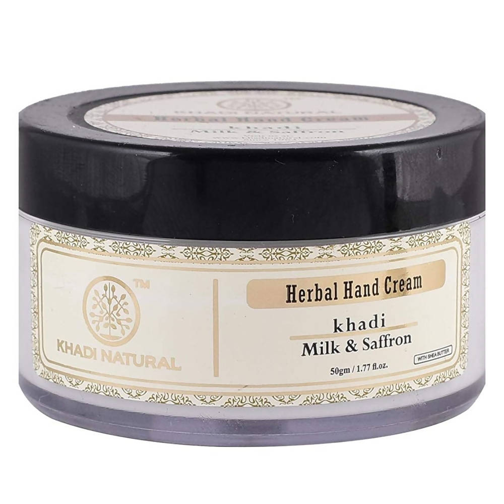 Khadi Natural Milk & Saffron Hand Cream | Grocsy