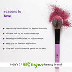 Plum Soft Blend Blush Brush Easy Pick-up 02 | Grocsy