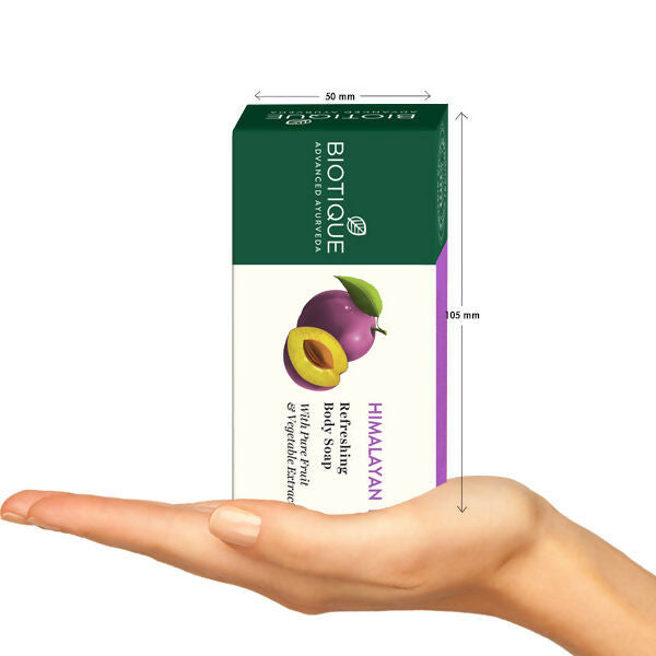 Biotique Himalayan Plum Refreshing Bathing Bar | Grocsy