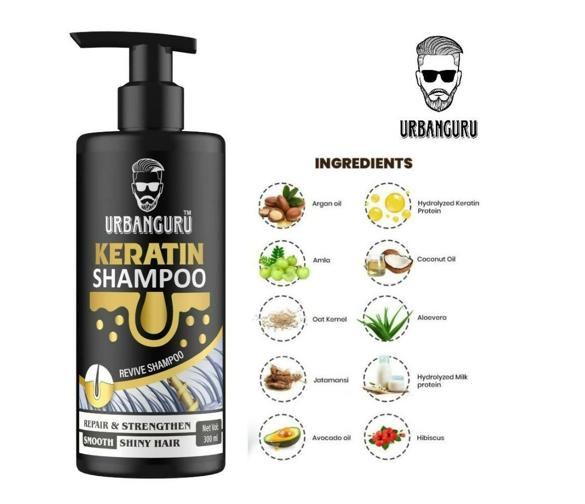 Urbanguru Men's Keratin Shampoo | Grocsy