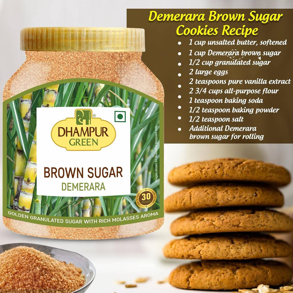 Dhampur Green Demerara Brown Sugar | Grocsy