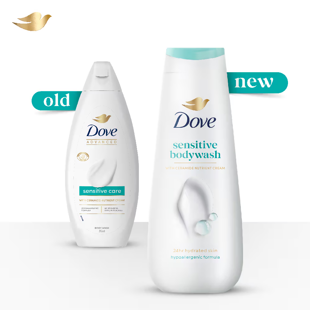 Dove Advanced Sensitive Care Body Wash With Ceramide & Nutrient Cream | Grocsy