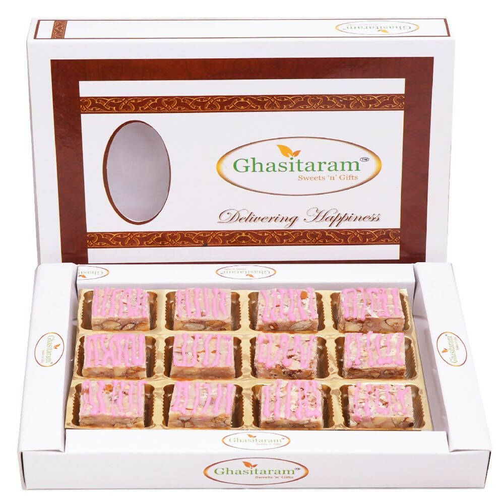Ghasitaram Strawberry Dryfruit Bites | Grocsy