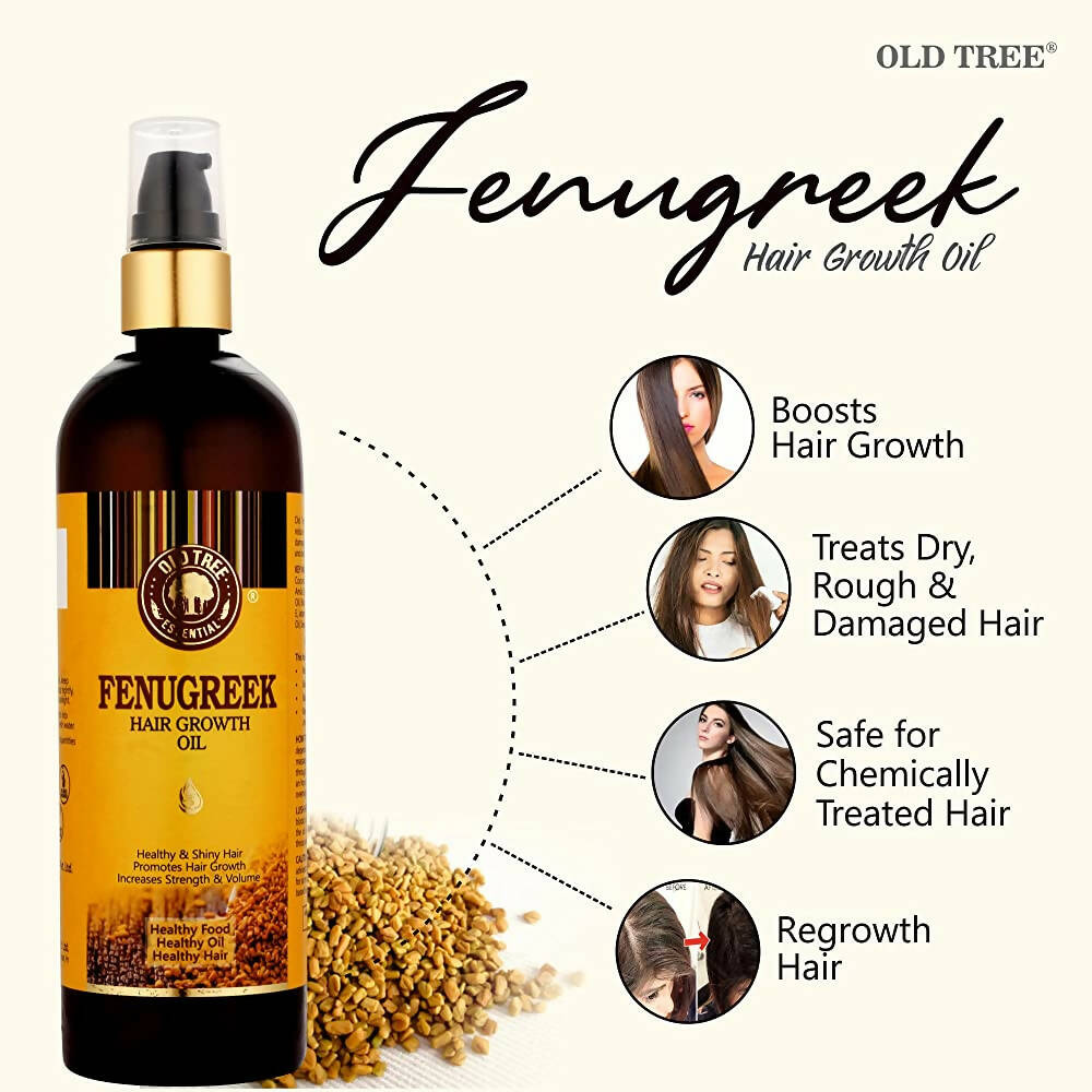 Old Tree Fenugreek Hair Growth Oil | Grocsy