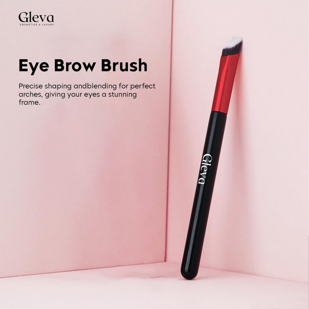 Gleva Multi-Function Eyebrow Brush - Black Pink | Grocsy