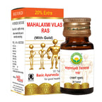 Basic Ayurveda Mahalaxmi Vilas Ras (With Gold) Tablets | Grocsy