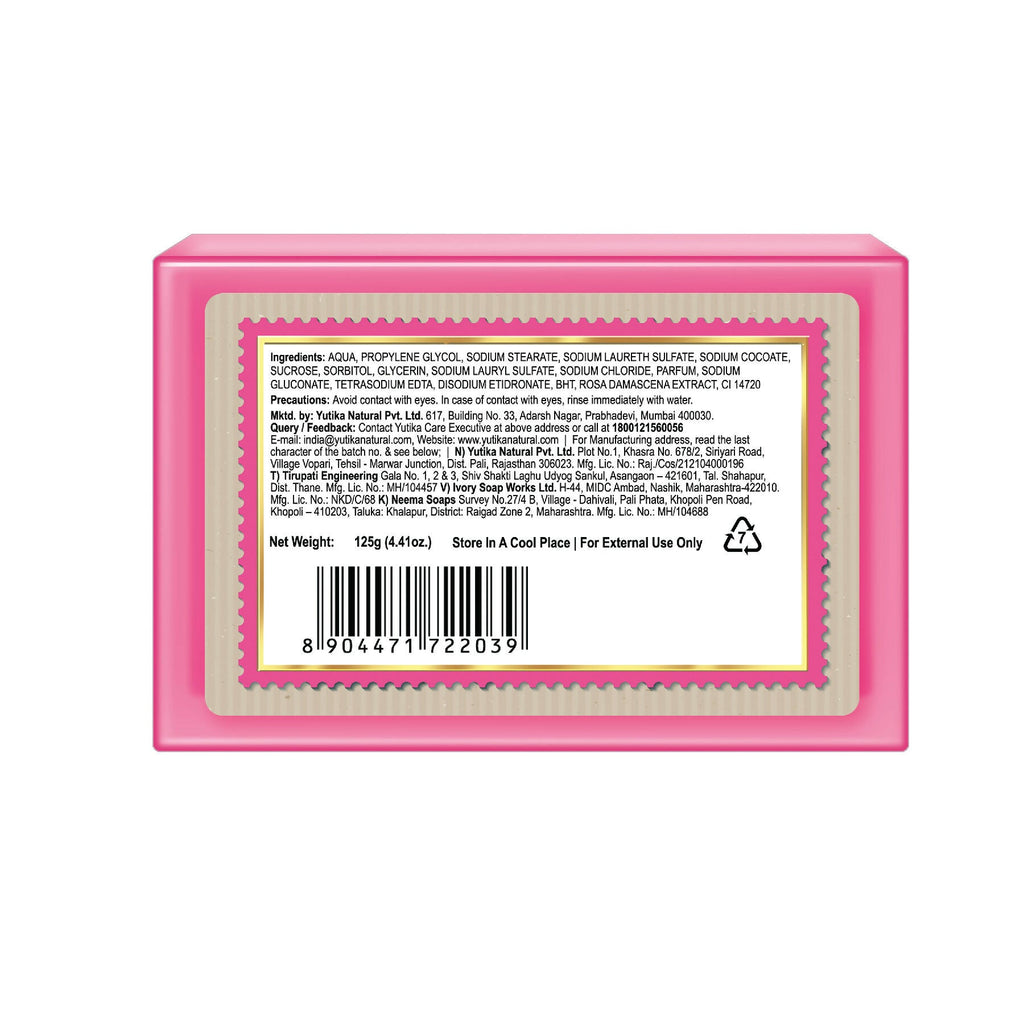 Nisha Rose Body Cleansing Soap Bar | Grocsy