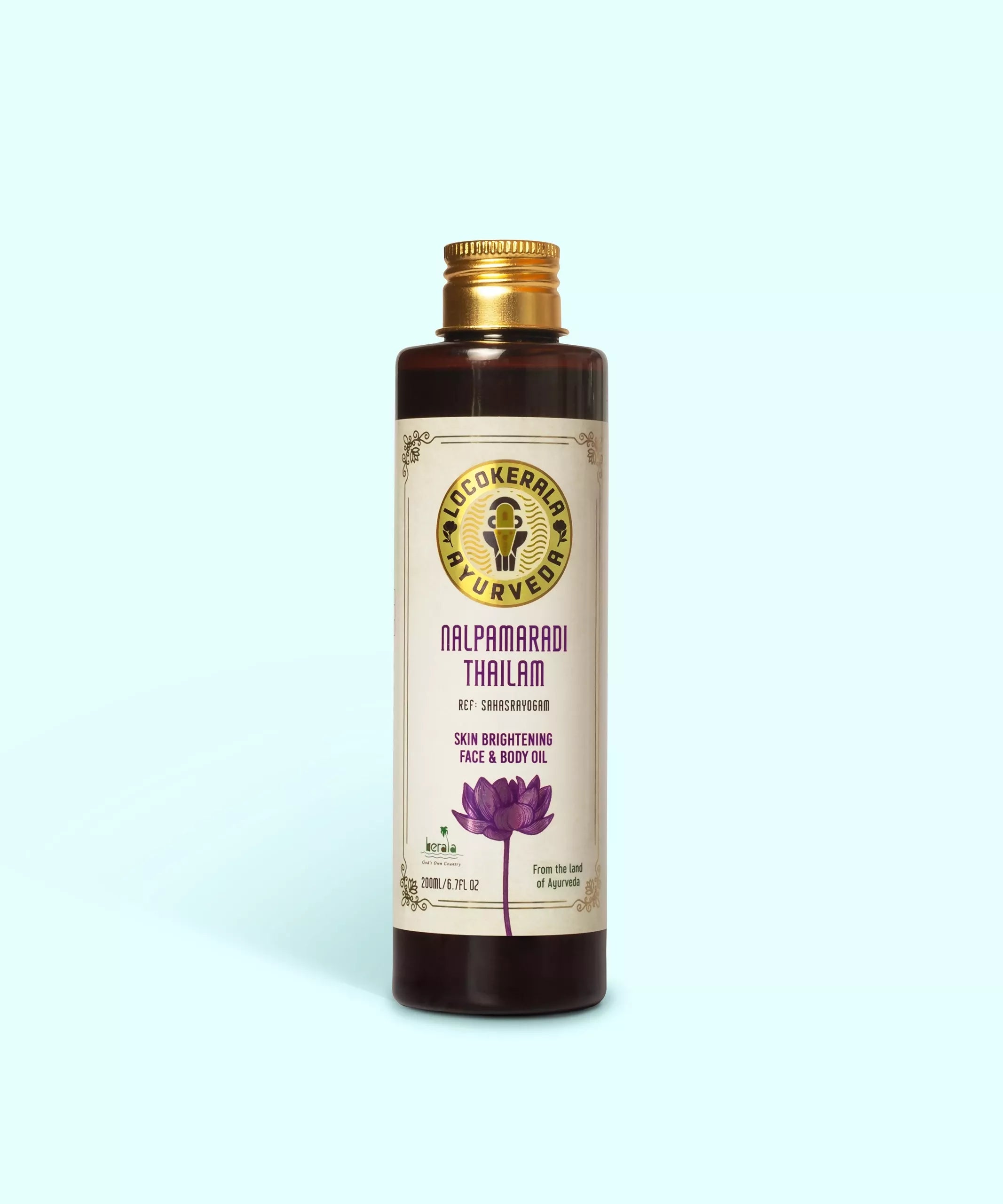 LocoKerala Nalpamaradi Thailam – Heritage Ayurveda Oil for Skin Toning | Grocsy