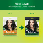 Nisha Creme Hair Color for Women - Natural Black | Grocsy
