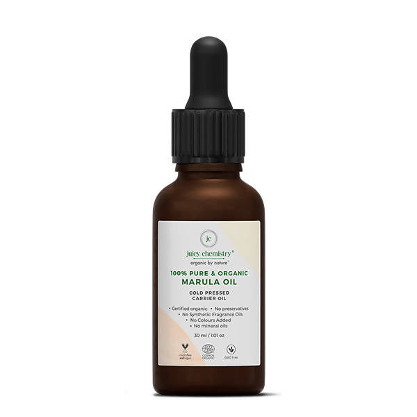 Juicy Chemistry Cold Pressed Marula Carrier Oil | Grocsy