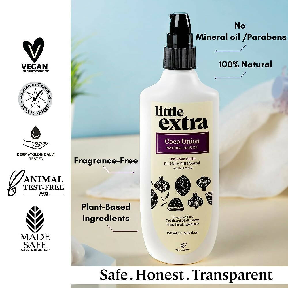 Little Extra Coco Onion Natural Hair Oil | Grocsy