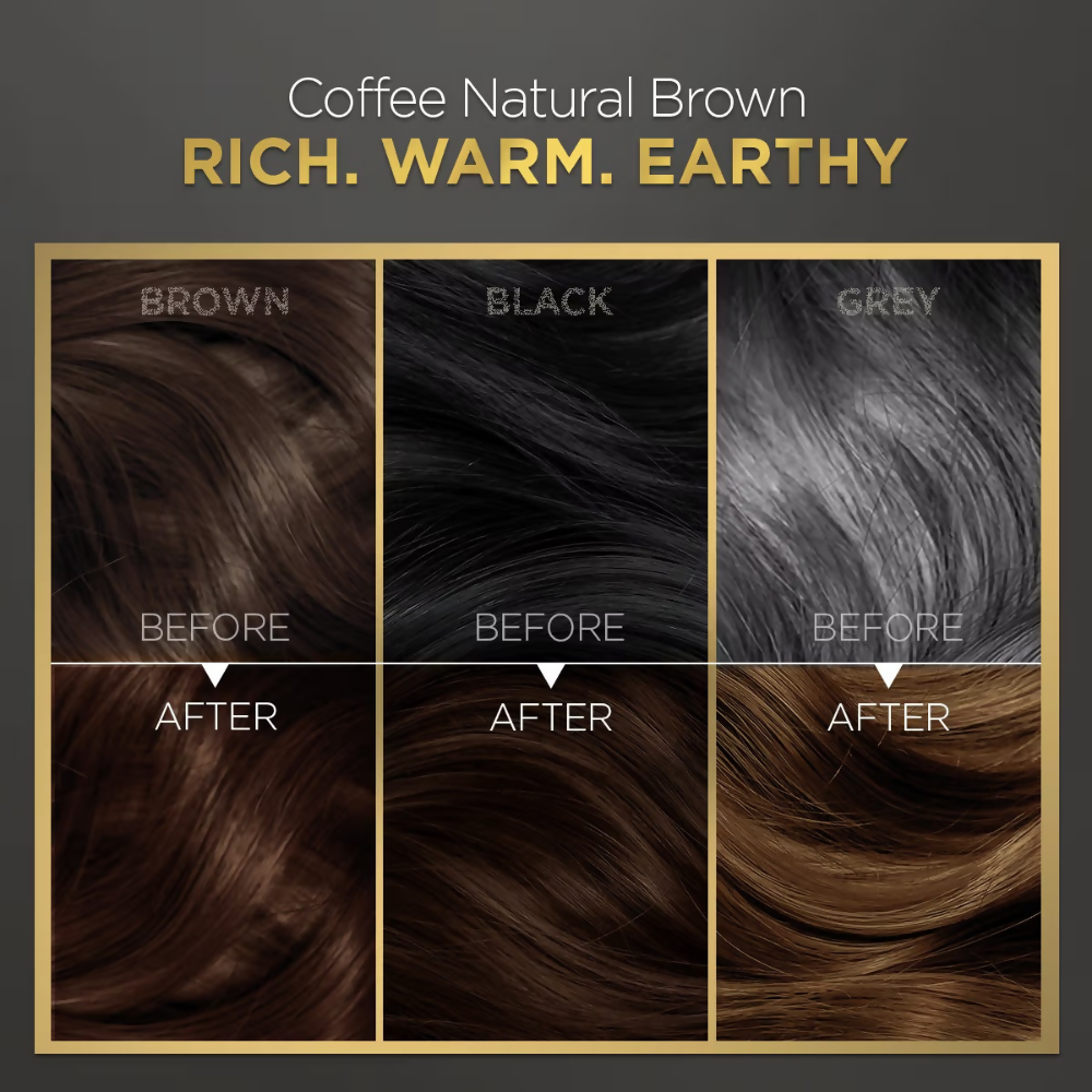 BBlunt Salon Secret High Shine Conditioning Hair Colour - Coffee Natural Brown | Grocsy
