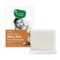 Mother Sparsh Milky Soft Baby Bathing Soap Bar For Hypoallergenic pH 5.5, Tear-Free Formulation, Prevents Dryness | Grocsy