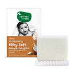 Mother Sparsh Milky Soft Baby Bathing Soap Bar For Hypoallergenic pH 5.5, Tear-Free Formulation, Prevents Dryness | Grocsy