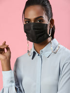 Embellished Mask Chain - Ruby Raang | Grocsy
