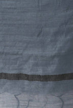 Mominos Fashion Moeza Cotton Black Temple Border Gray Dupatta | Grocsy