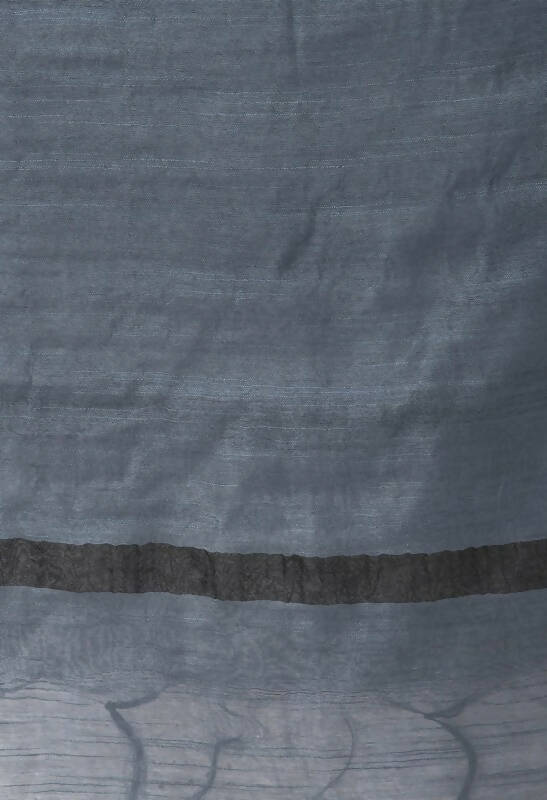 Mominos Fashion Moeza Cotton Black Temple Border Gray Dupatta | Grocsy