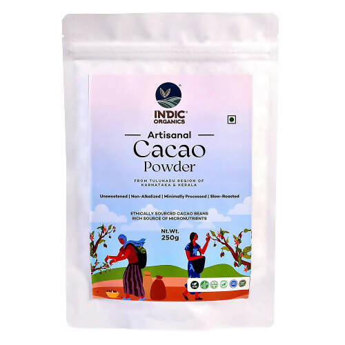 Indic Organics Artisanal Cacao Powder | Grocsy
