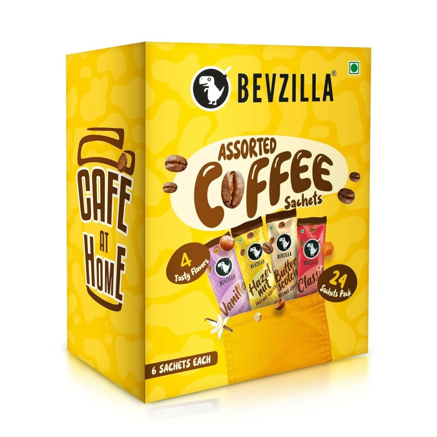 Bevzilla Instant Coffee Powder Sachets 100 % Arabica Coffee | Grocsy