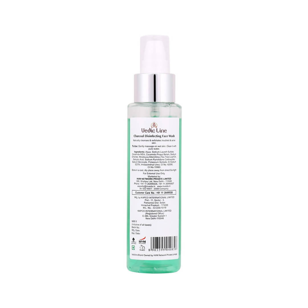 Vedic Line Active Charcoal Disinfecting Face Wash | Grocsy