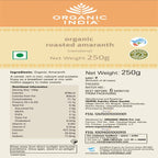 Organic India Organic Roasted Amaranth (Ramdana) | Grocsy