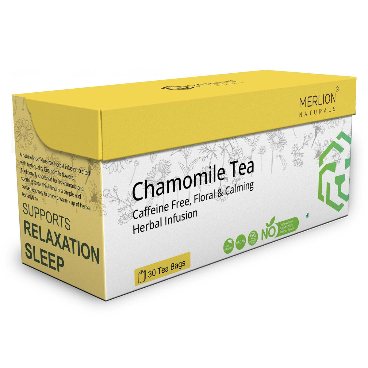 Merlion Naturals Chamomile Tea Bags | Grocsy