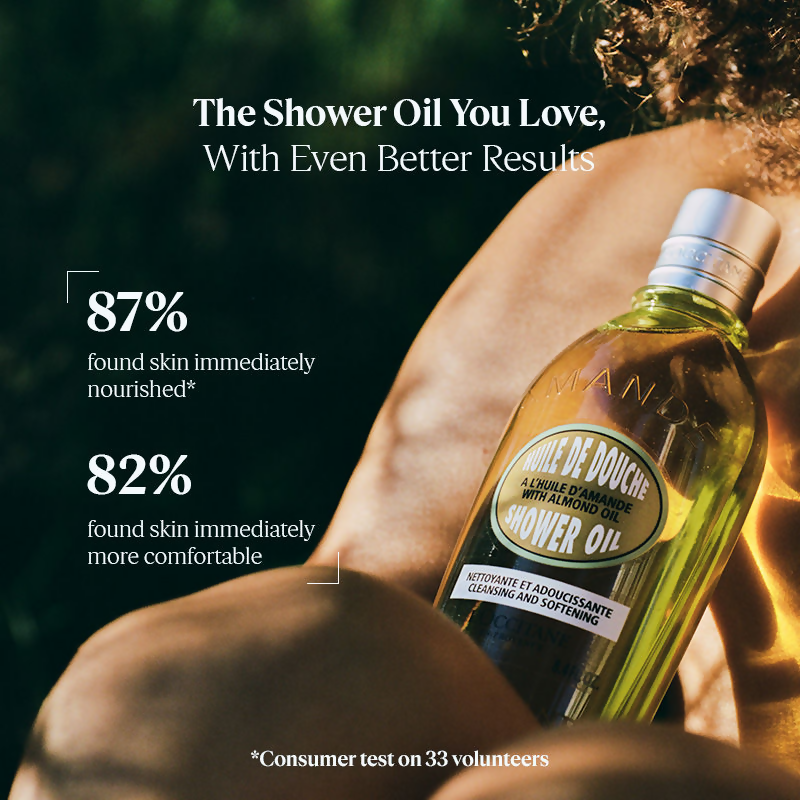 L'Occitane Cleansing & Softening Almond Shower Oil | Grocsy