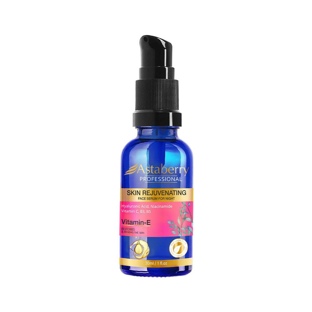 Astaberry Professional Skin Rejuvenating Face Serum with Vitamin E | Grocsy