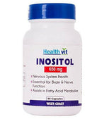 Healthvit Inositol 650mg Capsules | Grocsy