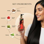 Ashpveda Ayurvedic Japapatti & Brahmi Hair Wash Shampoo | Grocsy