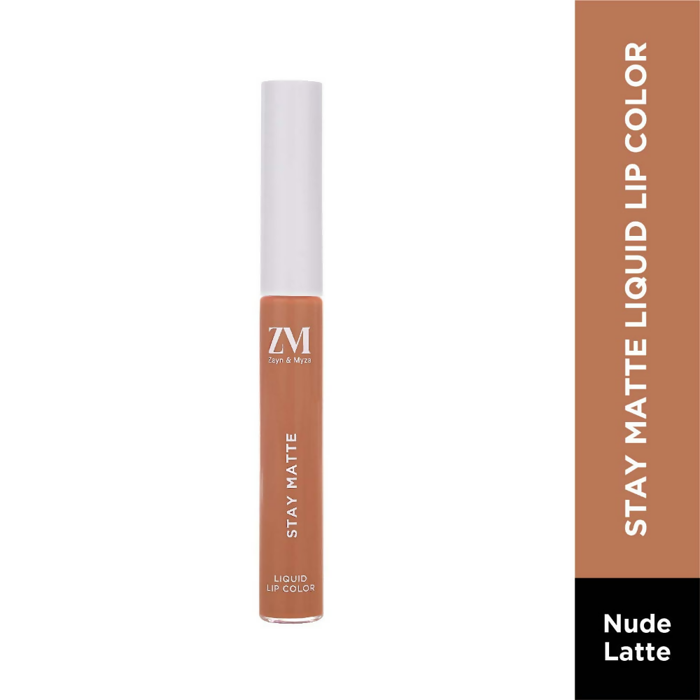 Zayn & Myza Stay Matte Liquid Lip Color - 09 Nude Latte | Grocsy