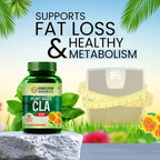 Himalayan Organics Plant Based CLA 1000 Healthy Weight Management Vegetarian Capsules | Grocsy