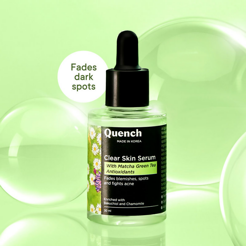 Quench Clear Skin Serum With Matcha Green Tea | Grocsy