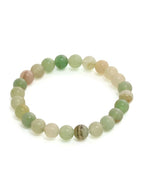 Green Avanturine Beads Elastic Bracelet - Ruby Raang | Grocsy