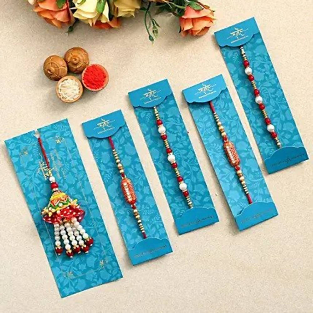 Capsule & Pearl Rakhis With Lumba | Grocsy
